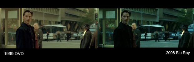 Matrix: ¿Es cierto que la tonalidad del color cambia del DVD al Blu Ray?