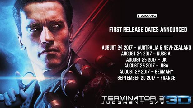 Terminator 2  3D: Fechas para su estreno en cines