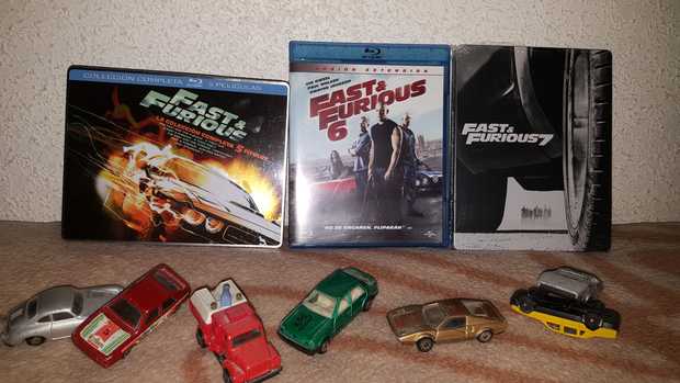 Fast & Furious: Foto de mi Colección en Blu Ray.  Debate: ¿Cual es vuestra entrega preferida de la saga y cual la que menos y por que?
