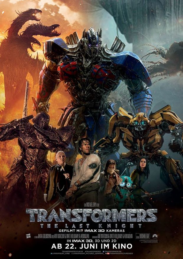 Transformers: El Ultimo Caballero. Poster