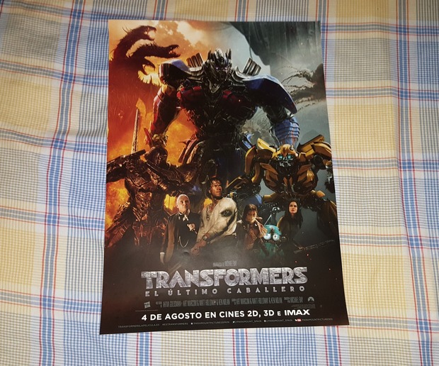 Transformers El Último Caballero: Poster de regalo en Cinesa