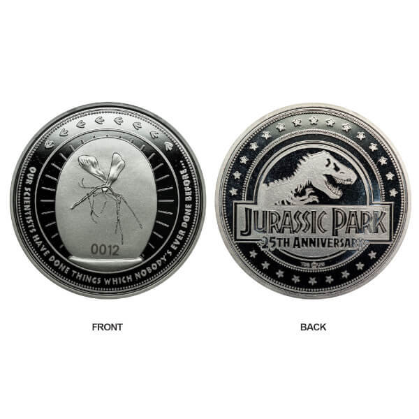 Limited Edition Jurassic Park Coin - Silver Edition (Limitada a 5000 unidades)