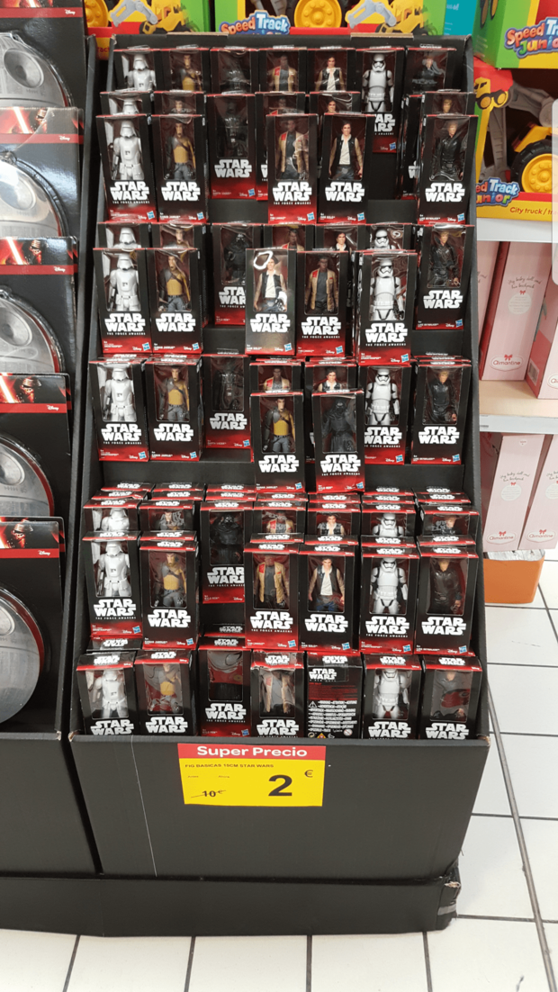 Oferta en Carrefour a 2 euros cada figura de Star Wars de Hasbro