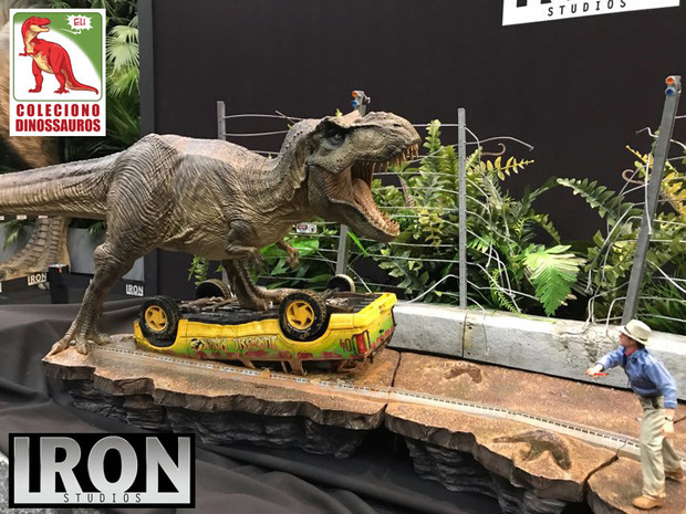 Así es el espectacular Diorama que sale a la venta de Iron Studios de Jurassic Park + Nuevo avance del trailer de hoy