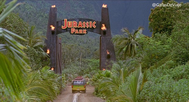 Los lugares dónde se rodaron las películas Jurassic Park, The Lost World, Jurassic Park III y Jurassic World
