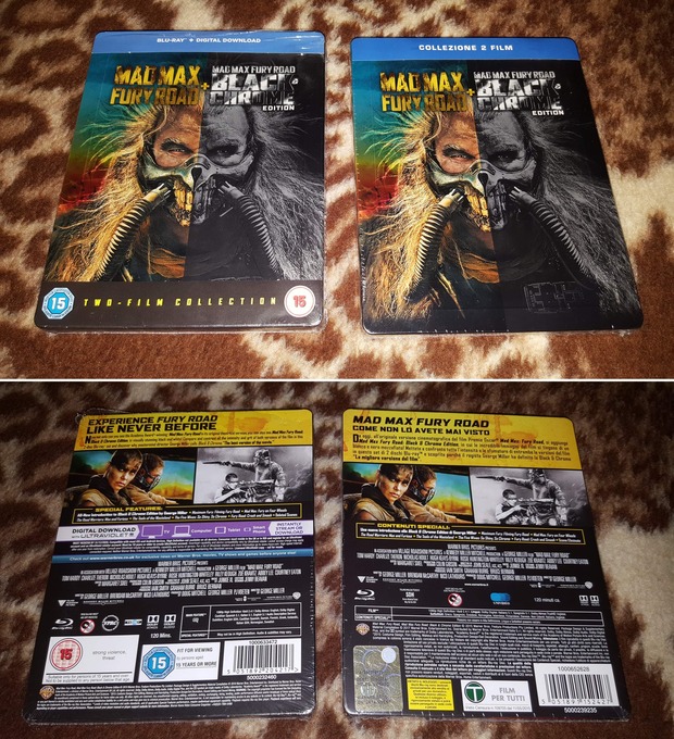 El Steelbook de Mad Max Fury Road nuevamente disponible en Zavvi. (También disponible en Amazon)