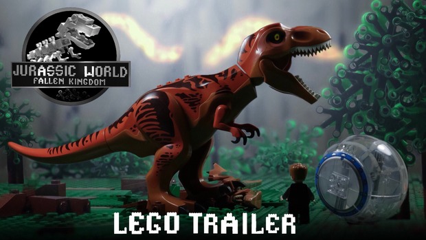 Lego trailer de Jurassic World El Reino Caido