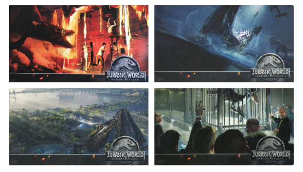 Jurassic World El Reino Caido. 4 Wallpapers de la película (son las postales que incluida la edición 25 aniversario que saldrá a la venta en Mayo). Enlace para descargarlos dentro + Spot TV  (SPOILERS)