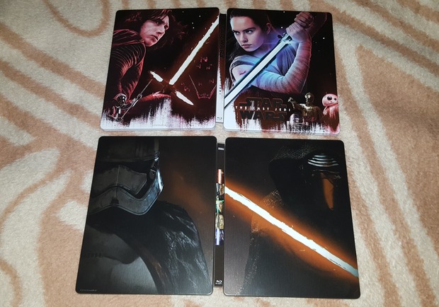 ¿Cuál de los dos diseños de los steelbooks de Star Wars te gusta más? ¿El del Episodio 7 u 8?. 