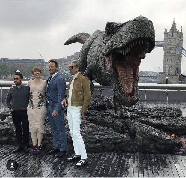 Comienza la promoción de Jurassic World El Reino Caido en Londres