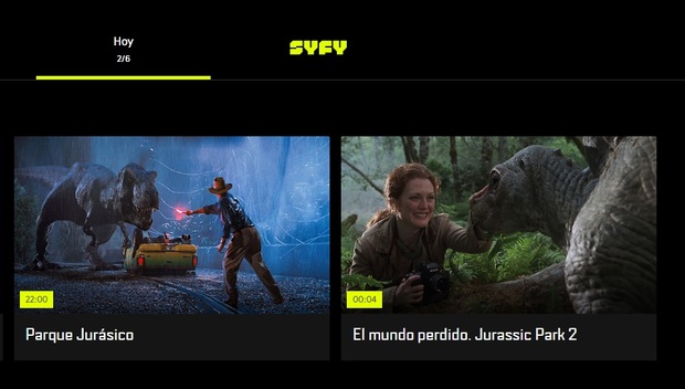 Hoy 02-06-2018 Jurassic Park y El Mundo Perdido en Syfy ¿Cual de las dos os gusta mas?. [También hoy día 2 El Mundo Perdido en Cuatro y mañana Domingo 3 en Cuatro Jurassic Park 3]