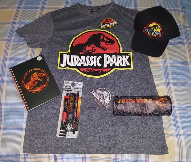 Compras de Jurassic Park y Jurassic World (Camiseta, gorra, estuche, libreta, boli, etc.): Mi Compra 16-07-2018 [Gracias a Angel Jesus Martin Soto por el aviso]