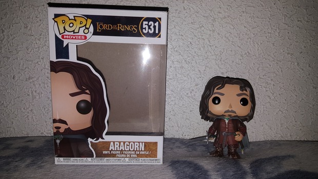 Funko de Aragorn. El Señor de los Anillos. Este no me podía faltar. Mi Compra 12-12-2018