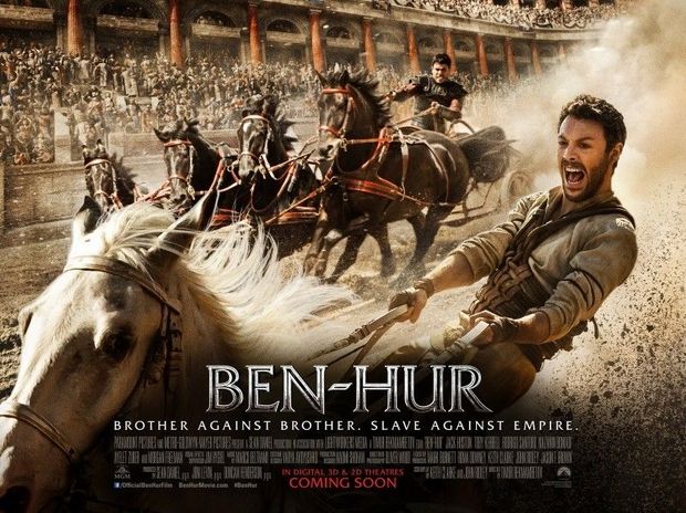 Ben Hur: Esta noche a las 22 estreno en TV en Tele 5. ¿Que nota le dais?.