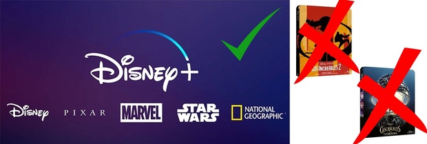 Debate: ¿Pretende Disney destruir el formato físico a favor de su nueva plataforma Disney +?
