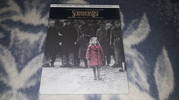 La Lista de Schindler: Edición Italiana 4k + Blu Ray + Extras. Todo Castellano. Mi Compra 14-03-2019
