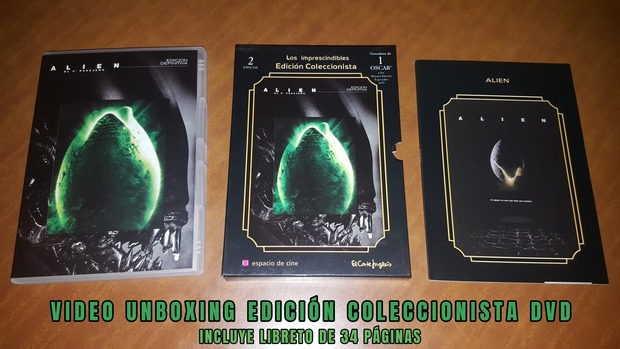 Video Unboxing: Alien El Octavo Pasajero: Edición Coleccionista DVD con libreto de 34 páginas