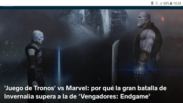 'Juego de Tronos' vs Marvel: por qué la gran batalla de Invernalia supera a la de 'Avengers Endgame'