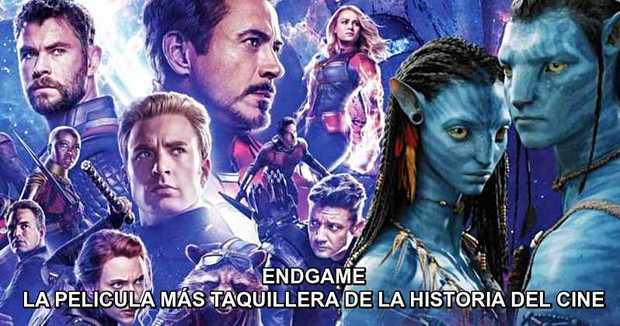 "Avengers: Endgame" venció a "Avatar" como la película más taquillera de la historia
