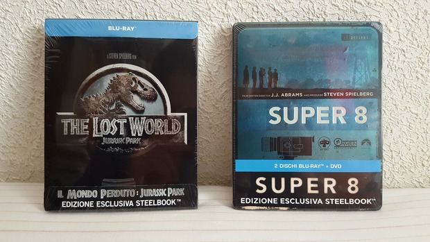 The Lost World (Jurassic Park) Steelbook + Super 8 Steelbook: Mi Compra 01-08-2019