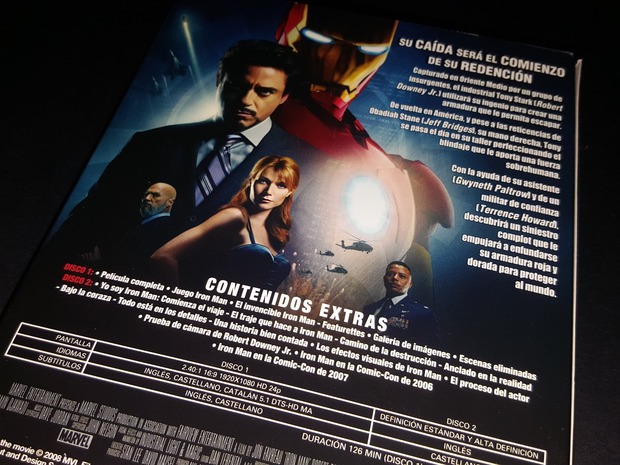 Iron Man - Edición Coleccionista (Máscara) Blu-ray (Foto 4 de 13)