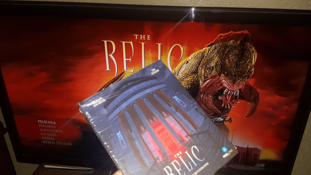 Noche de terror en el museo con "The Relic" y un pequeño vistazo al menú del Blu-Ray e impresiones