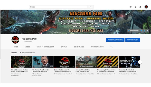 Aragornn Park: Os presento mi canal de Youtube.