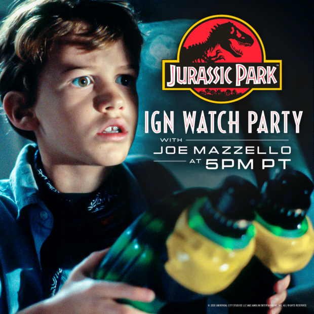 Jurassic Park Live Watch Party llega con Joseph Mazzello - ¡Comentando la película en directo!