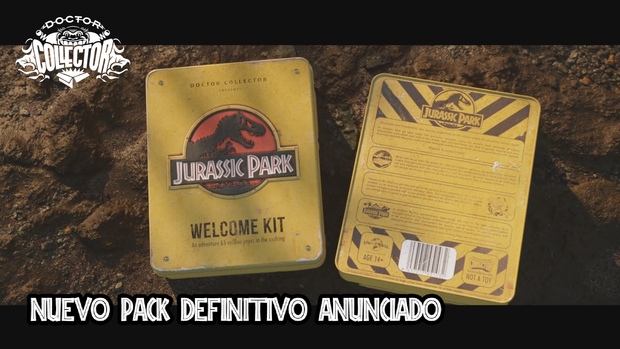 Nuevo pack anunciado de Doctor Collector: Jurassic Park Welcome Kit, la edición definitiva