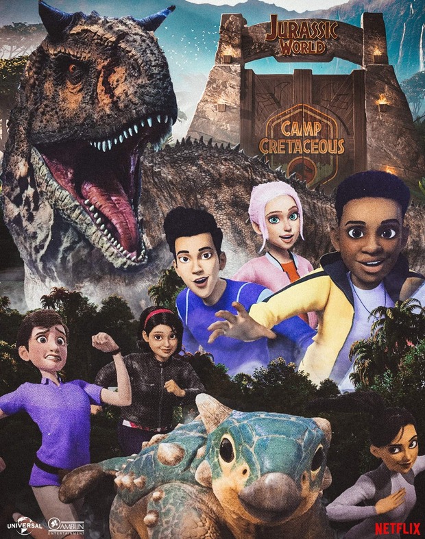 Jurassic World Camp Cretaceous - Primeros Posters.
