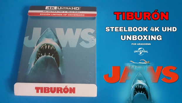 Tiburón (Jaws) - Unboxing del Steelbook 4K UHD
