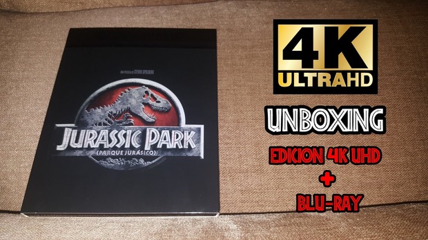 Jurassic Park Edición 4K UHD + Blu Ray: Unboxing 