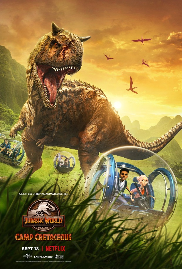 Jurassic World Camp Cretaceous (Campamento Cretacico) - Trailer 2 +  Nuevo poster.