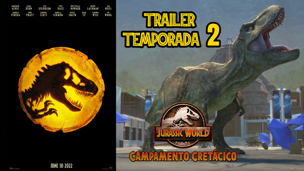 Jurassic World Campamento Cretacico. Trailer de la temporada 2 + Fotos de Jurassic World Dominion 