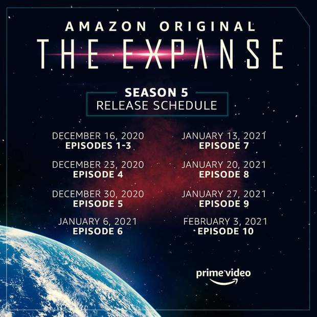The Expanse. Temporada 5. Fechas de estreno