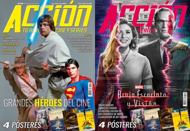 Acción Cine. Portada y posters Noviembre 2020
