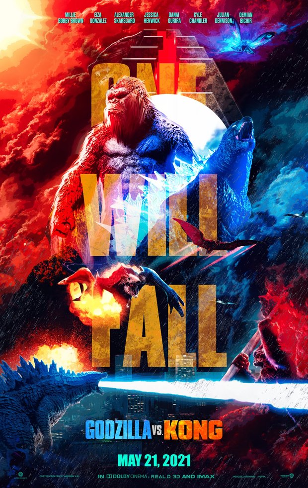 Godzilla Vs Kong. Nuevo póster