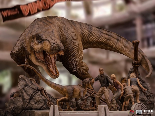 Así es el Nuevo Diorama de Iron Studios de Jurassic Park