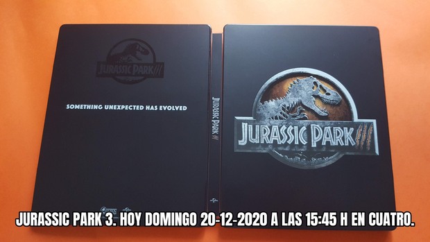 Jurassic Park 3 + ¿Qué nota le dais a esta peli? + Hoy a las 15:45 horas en Cuatro.