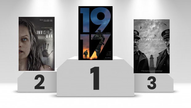 Mi TOP 3 películas vistas en 2020, ¿Y el vuestro cual es?.