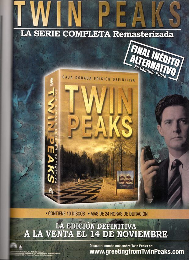 Twin Peaks en DVD: Recordando grandes ediciones coleccionistas (Folleto de su puesta a la venta)