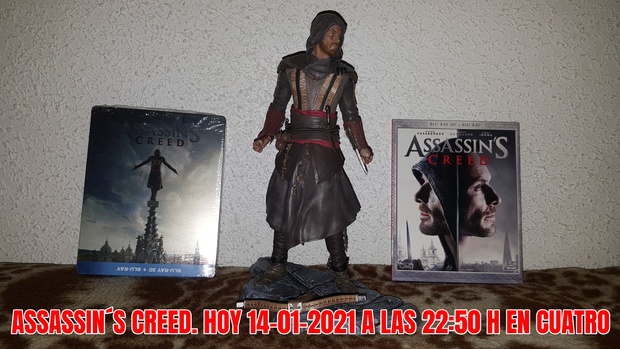 Mi colección Assassin,s Creed + ¿Qué nota le dais a esta peli? + Hoy 14-01-21 a las 22:50 en Cuatro