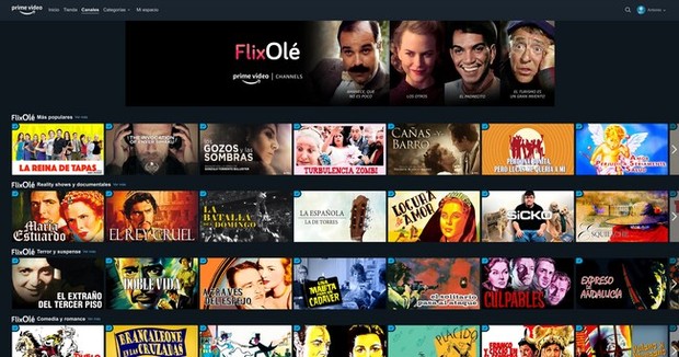 FlixOlé llega a los Canales de Amazon Prime Video con una calidad de imagen mejor 