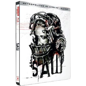 Saw Edition Limitée Steelbook Blu-ray 4K Ultra HD, Inclus Blu-ray