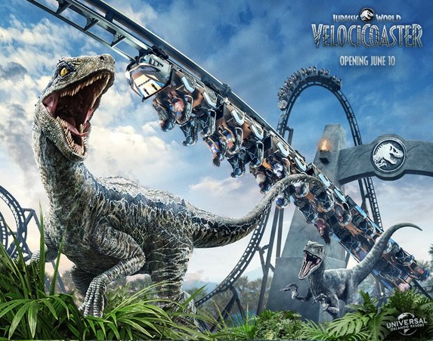 Revelan fecha de apertura de Jurassic World Velocicoaster en Universal Orlando Resort