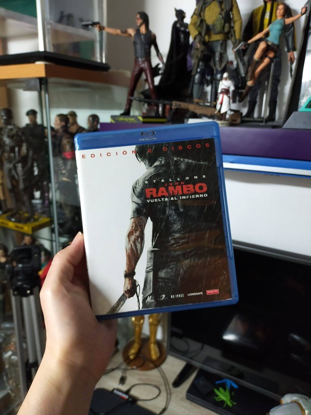 John Rambo. Edición Blu-Ray con extras conseguida por fin gracias al amigo Angel Jesús Martín Soto