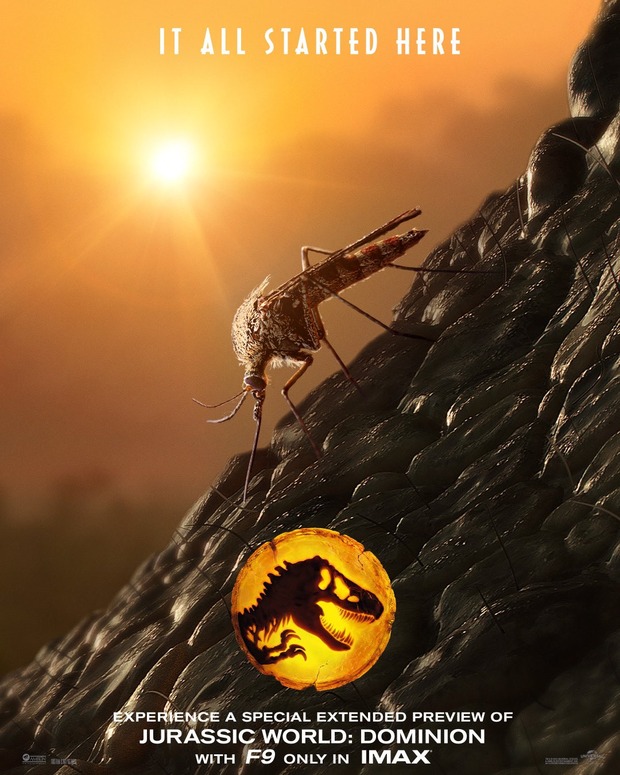 Nuevo poster de Jurassic World Dominion + 5 minutos exclusivos de la película.