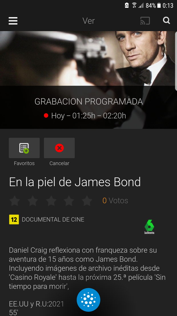 Documental En la piel de James Bond. Esta noche a la 01:25 h en La Sexta