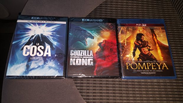 La Cosa, Godzilla vs Kong y Pompeya: Mis Compras 22-11-2021
