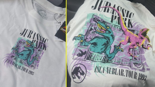 Camiseta de Jurassic Park: Regalazo de mi amigo Albertronik. ¡Muchas gracias!.